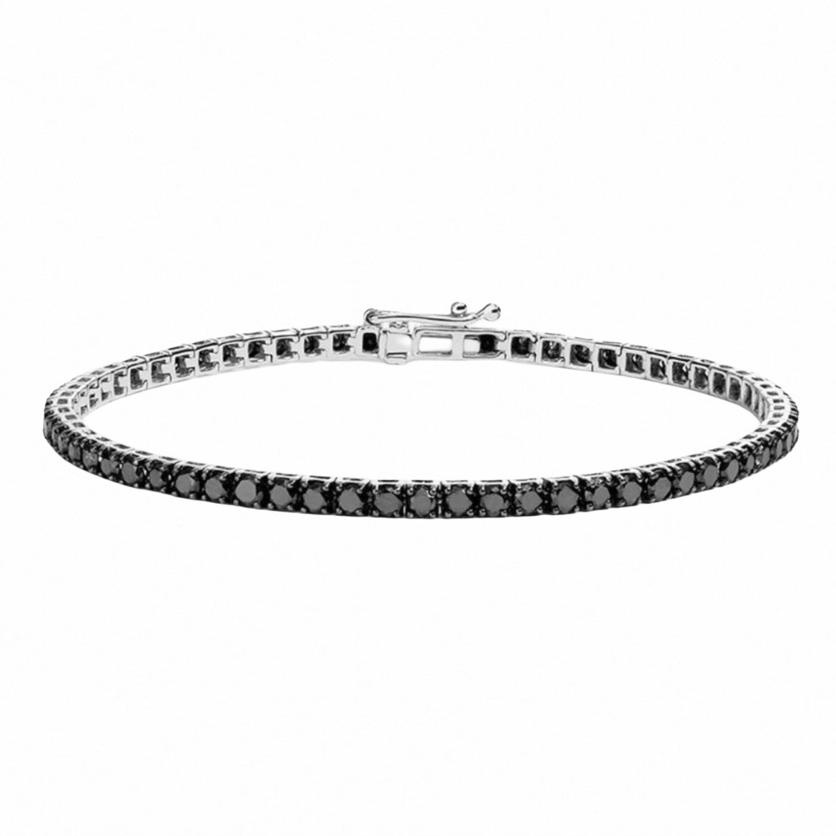 Black Tennis Bracelet