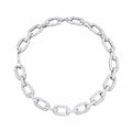 Moissanite Infinity Cuban Bracelet