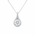 Moissanite Teardrop Necklace