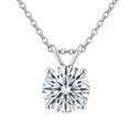Moissanite Stud Necklace