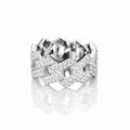 Moissanite Cuban Ring
